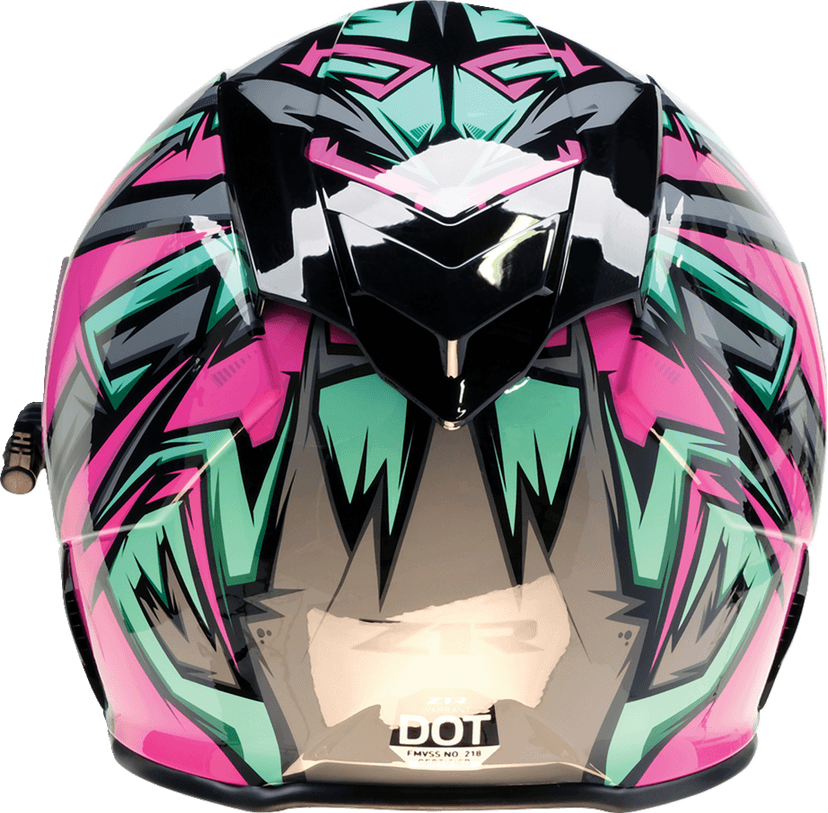 Z1R 0101-17215 Warrant Snow Helmet - Neuron - Pink/Teal - XL — image 7 of 8