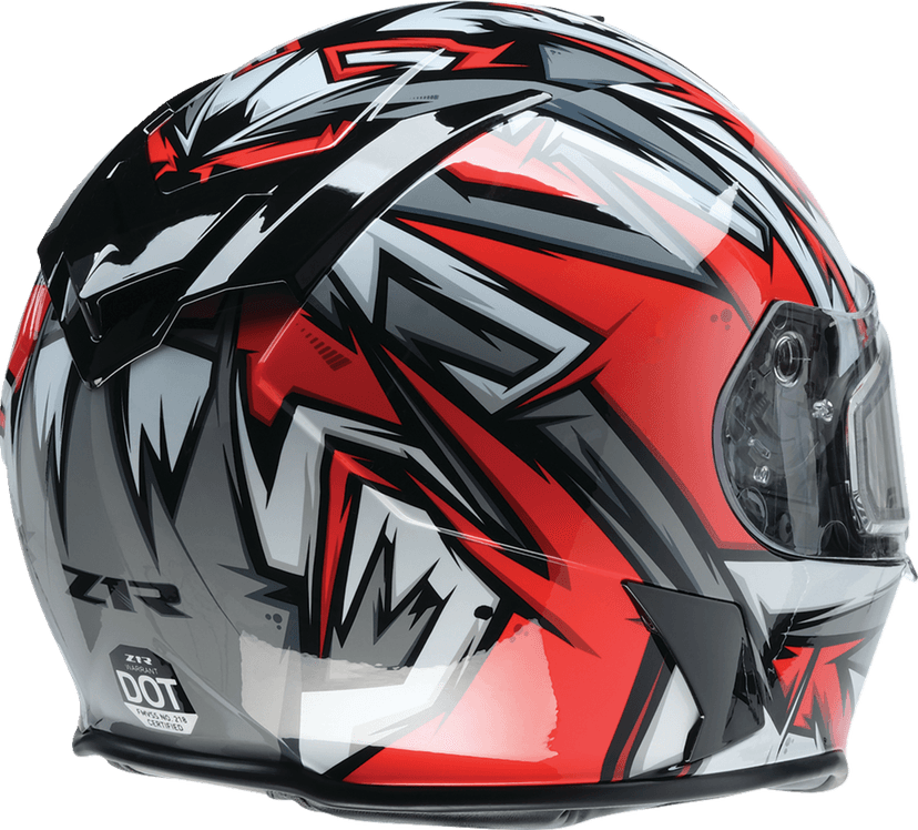 Z1R 0101-17218 Warrant Snow Helmet - Neuron - Red/White - Small — image 8 of 8