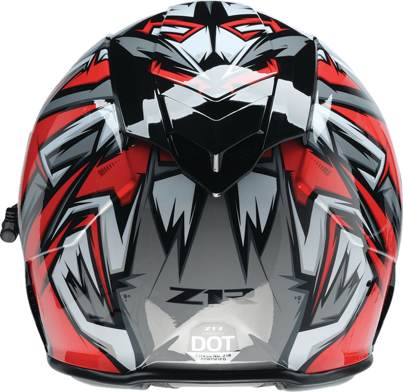 Z1R 0101-17220 Warrant Snow Helmet - Neuron - Red/White - Large — image 6 of 8