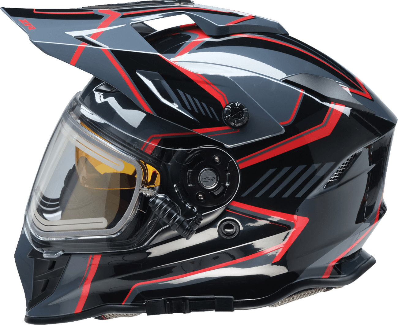 Z1R 0101-17231 Range 2.0 Snow Helmet - Rotor - Black/Red - Medium