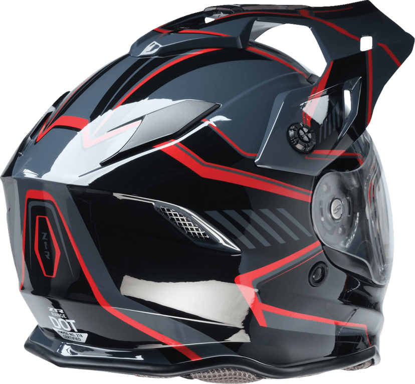 Z1R 0101-17234 Range 2.0 Snow Helmet - Rotor - Black/Red - 2XL — image 8 of 8