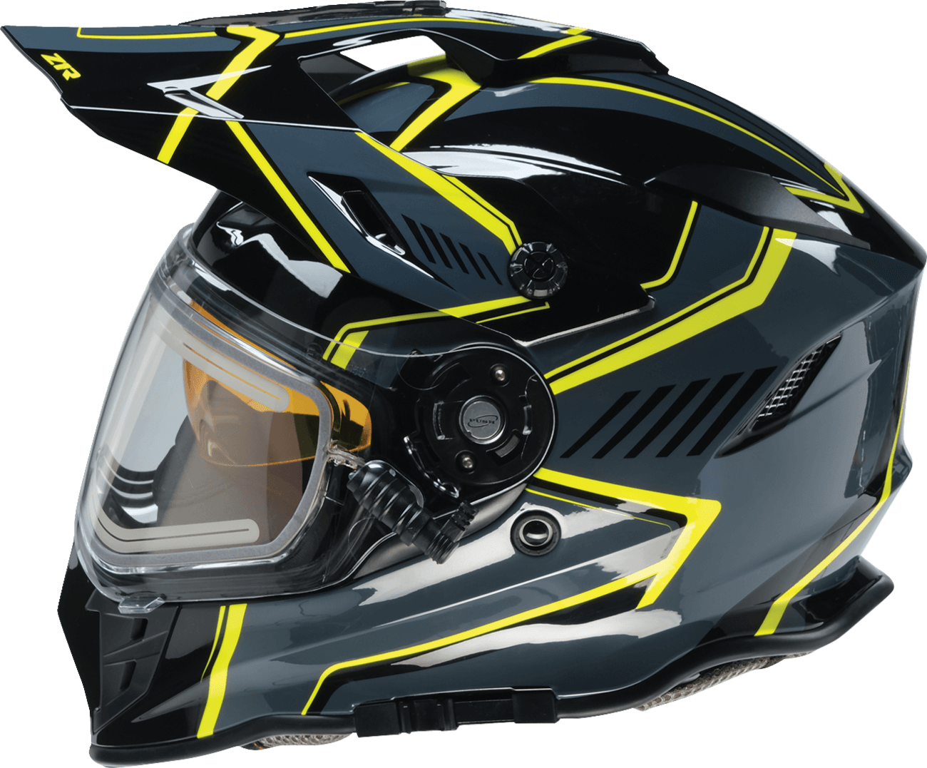 Z1R 0101-17245 Range 2.0 Snow Helmet - Rotor - Black/Hi-Viz - XL
