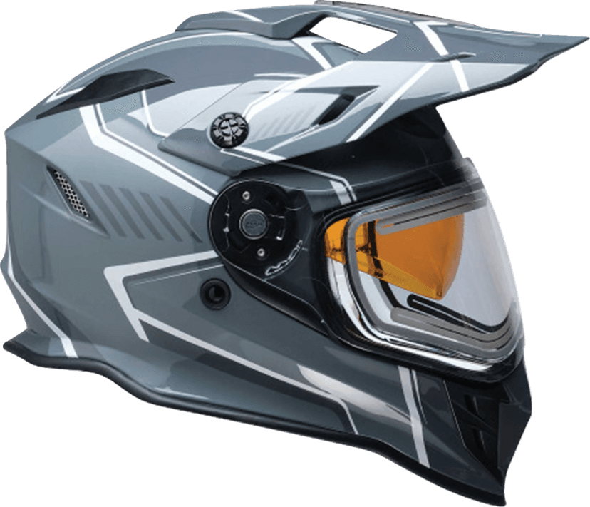 Z1R 0101-17248 Range 2.0 Snow Helmet - Rotor - Gray/White - Small — image 3 of 5