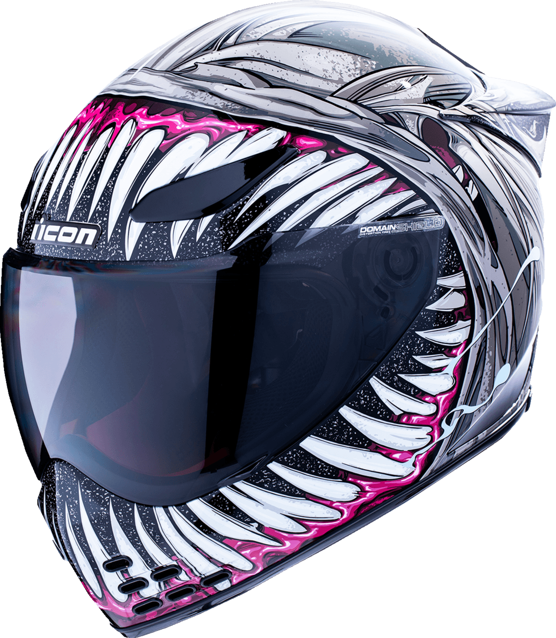 ICON 0101-17294 Domain™ Helmet - Grand Maw - Gray - XS