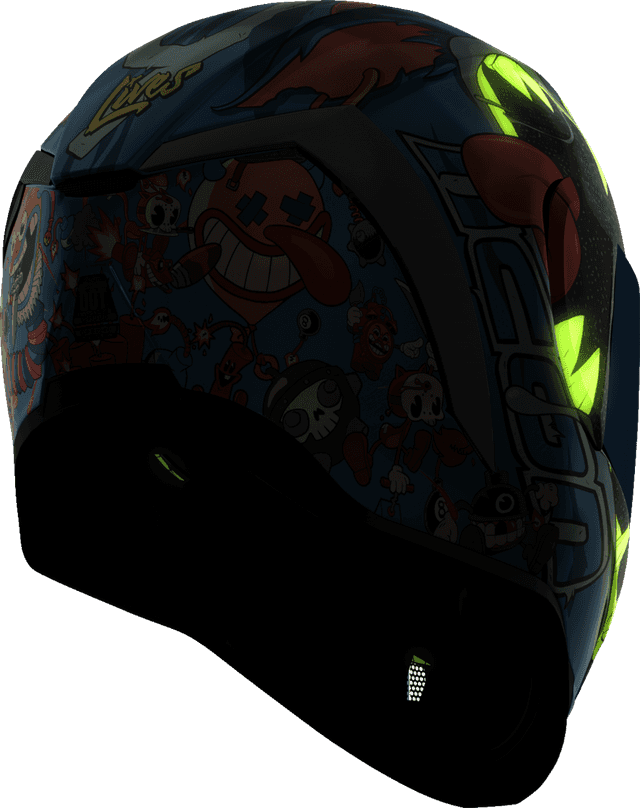 ICON 0101-17385 Airform™ Helmet - 9 Lives - MIPS® - Blue - Medium — image 10 of 12
