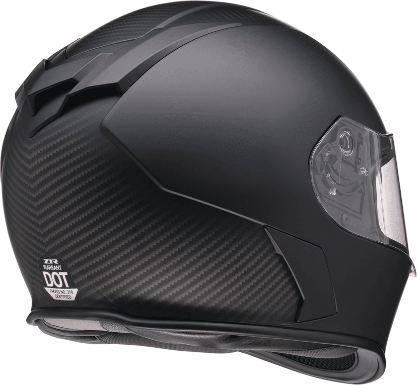 Z1R 0101-17420 Warrant Helmet - Carbon - Black - XS — image 3 of 3