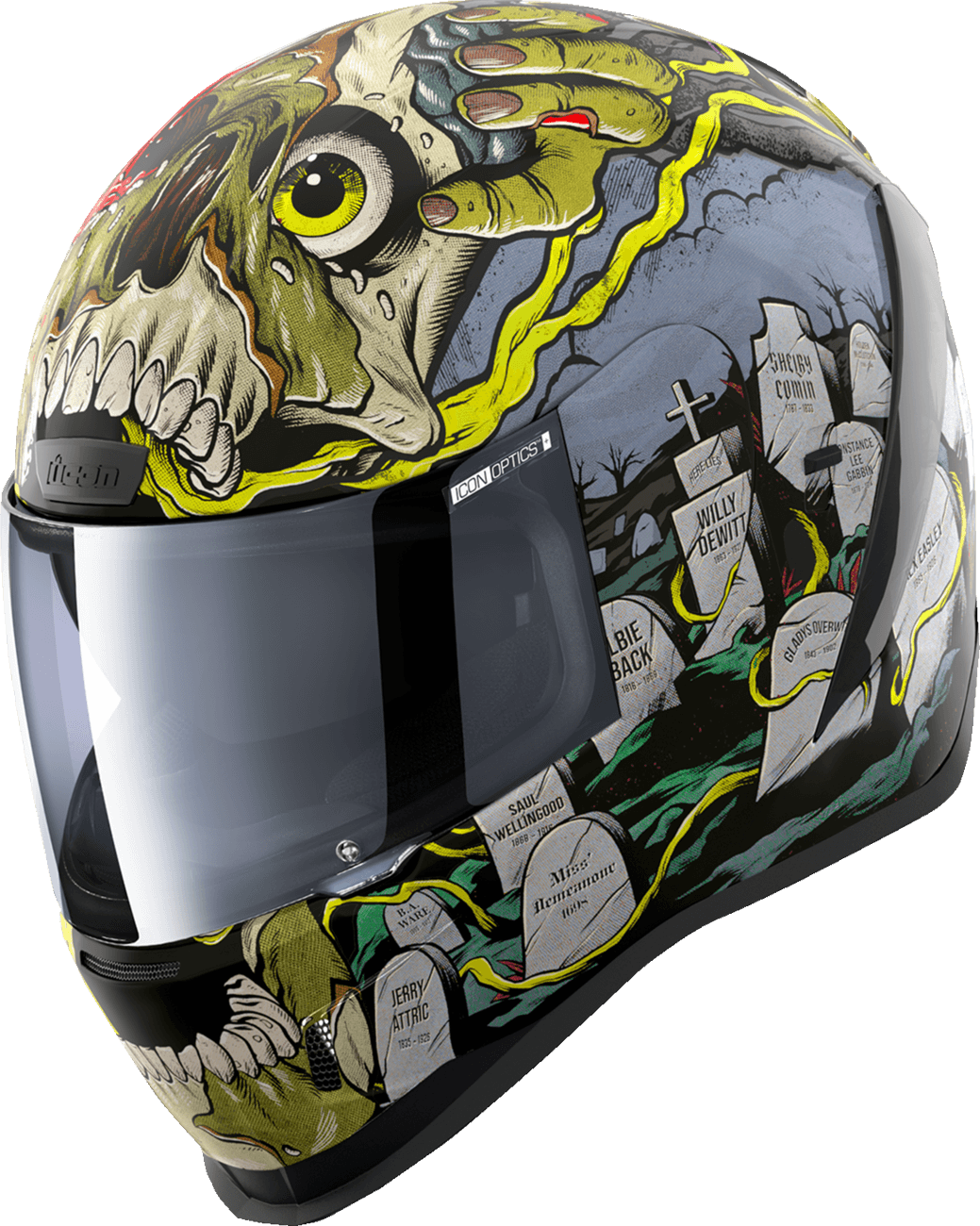 ICON 0101-17441 Airform™ Helmet - Dead Serious - MIPS® - Black - Large