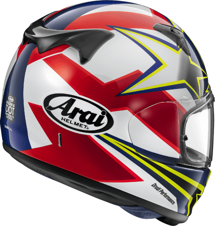 ARAI HELMETS 0101-17457 Regent-X Helmet - Stars & Stripes - Yellow - XS — image 2 of 2