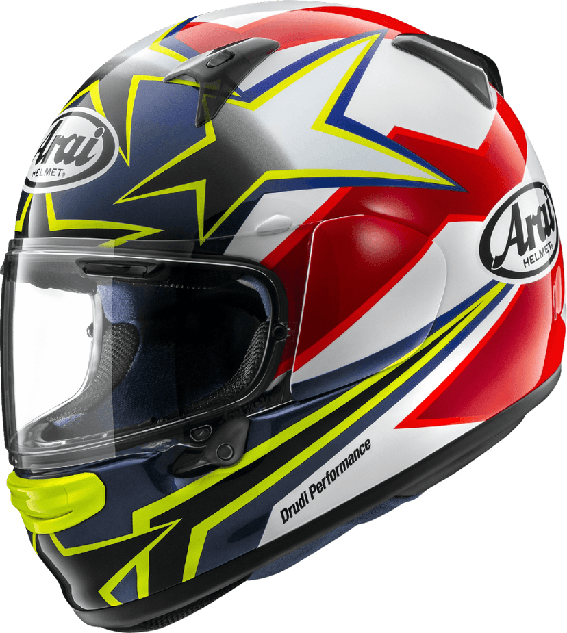 ARAI HELMETS 0101-17462 Regent-X Helmet - Stars & Stripes - Yellow - 2XL — image 1 of 2