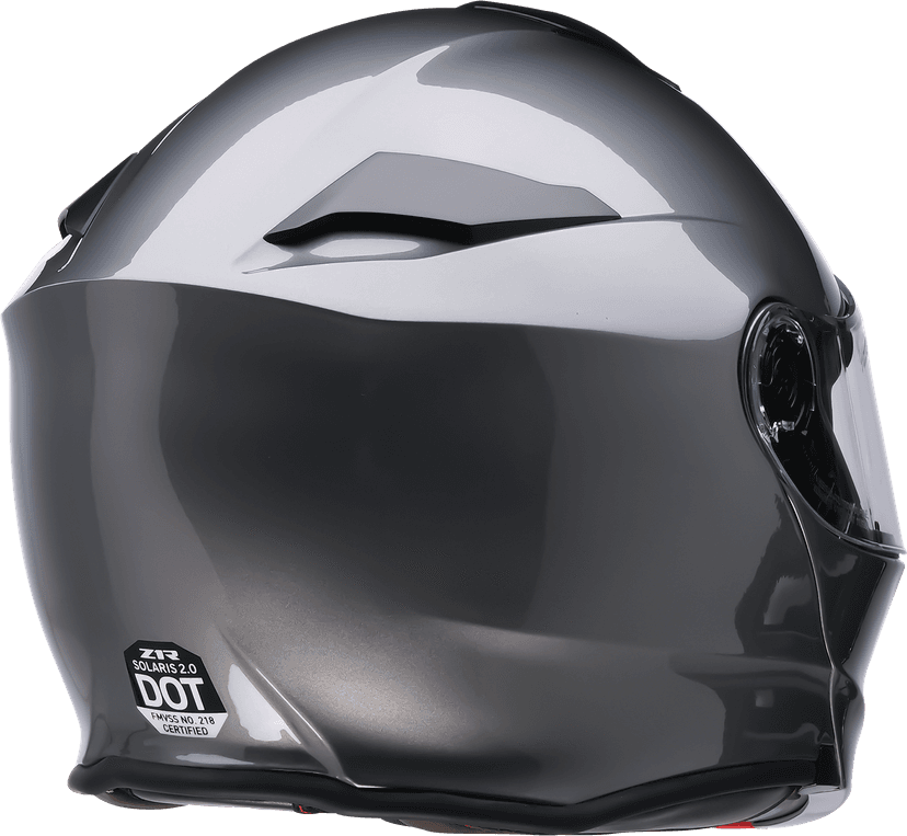 Z1R 0101-17524 Solaris 2.0 Modular Helmet - Solid - Dark Silver - 3XL — image 3 of 4