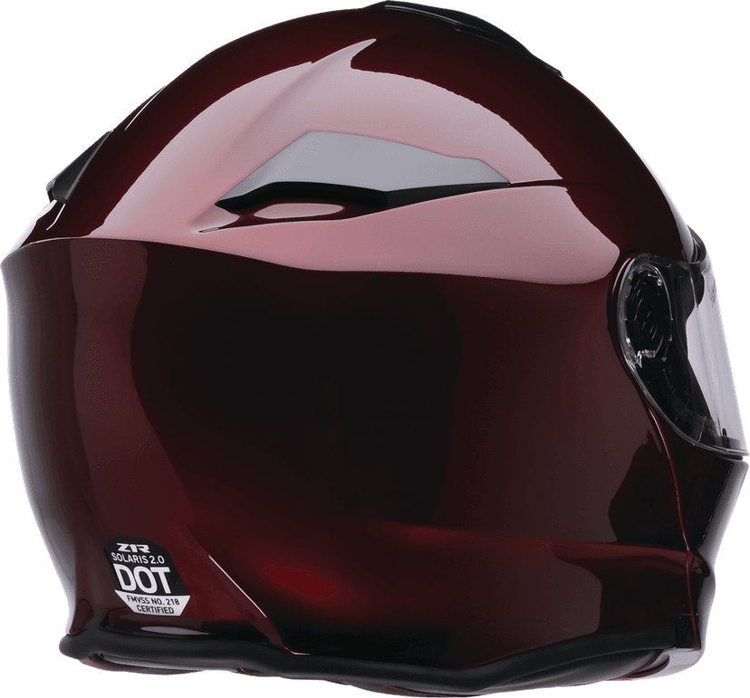Z1R 0101-17529 Solaris 2.0 Modular Helmet - Solid - Wine - Large — image 4 of 4