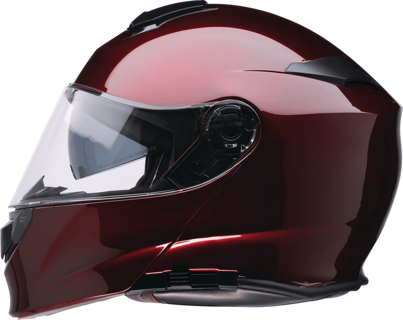 Z1R 0101-17531 Solaris 2.0 Modular Helmet - Solid - Wine - 2XL