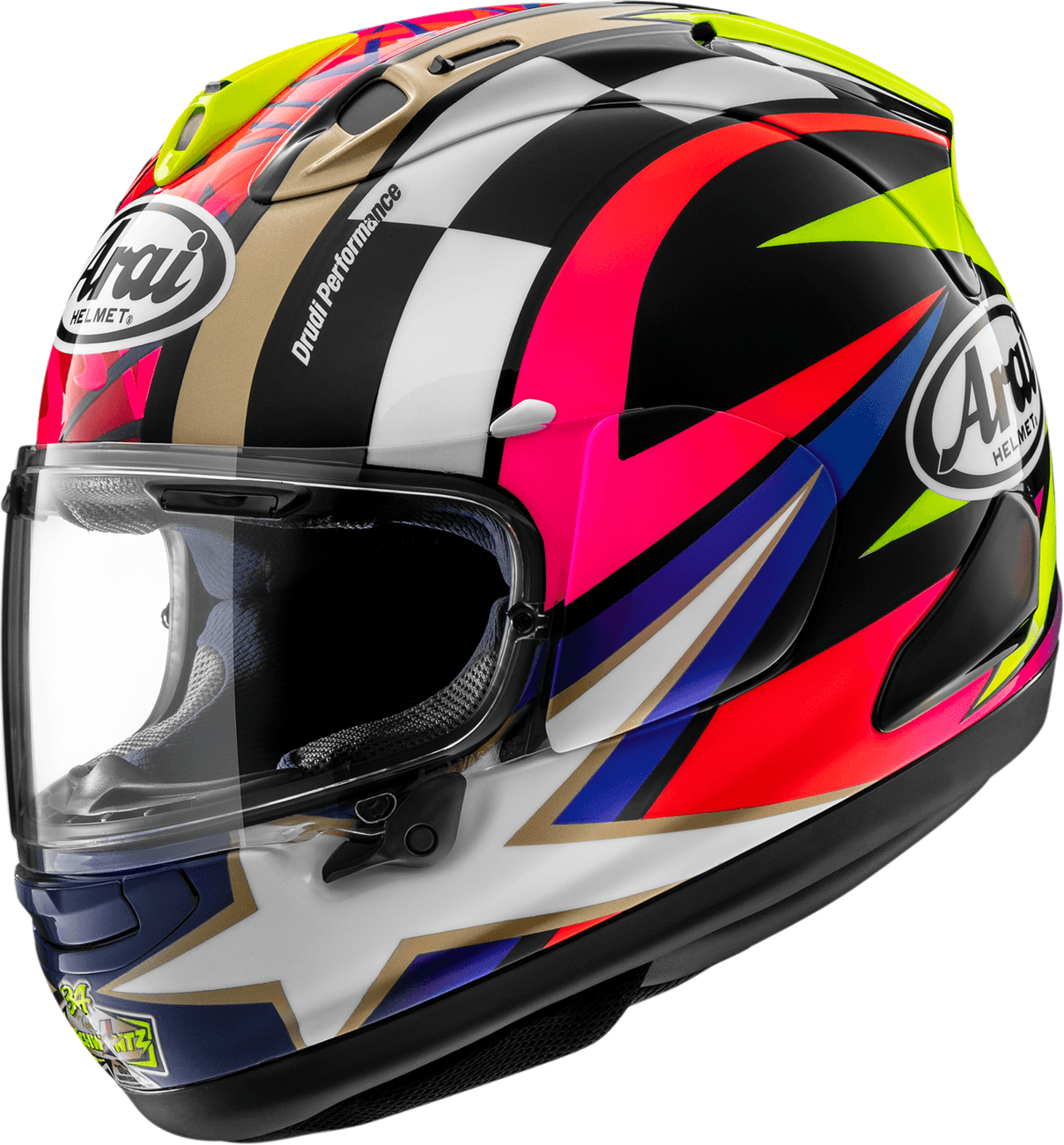 ARAI HELMETS 0101-17588 Corsair-X Helmet - Schwantz 30th Anniversary - Small