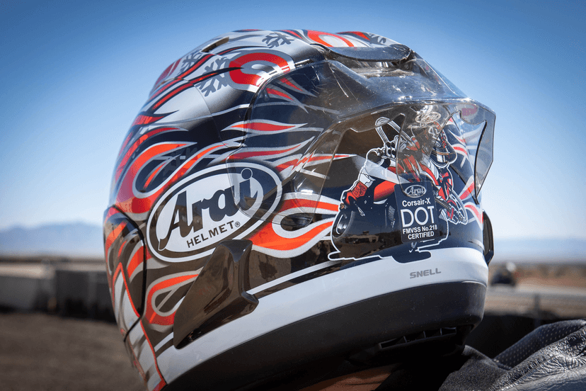 ARAI HELMETS 0101-17614 Corsair-X Helmet - Haga GP - Large — image 4 of 5