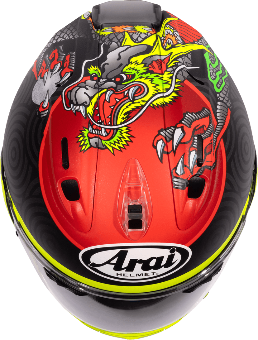 ARAI HELMETS 010117623 Corsair-X Helmet - Tatsuki - 2XL — image 9 of 12