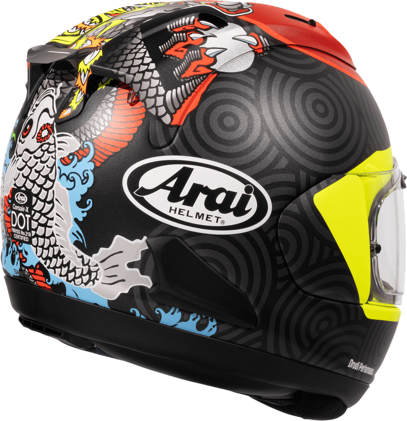 ARAI HELMETS 010117623 Corsair-X Helmet - Tatsuki - 2XL — image 5 of 12