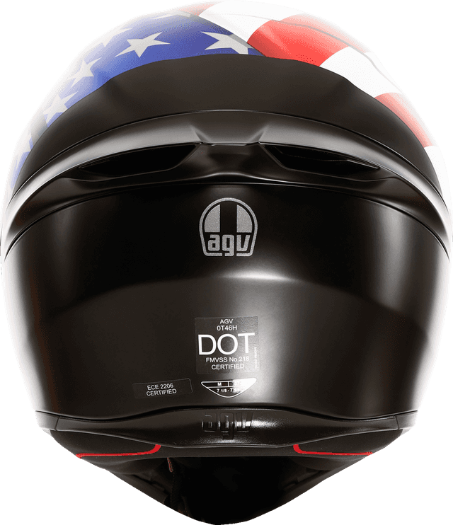AGV 0101-17668 K1 S Helmet - US Flag - Red/White/Blue - XS — image 3 of 7