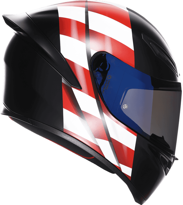 AGV 0101-17668 K1 S Helmet - US Flag - Red/White/Blue - XS — image 4 of 7