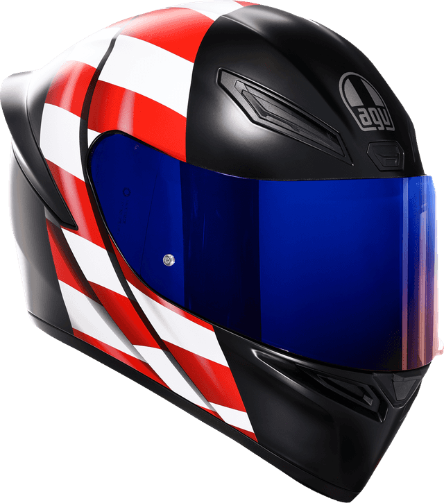 AGV 0101-17669 K1 S Helmet - US Flag - Red/White/Blue - Small — image 1 of 7
