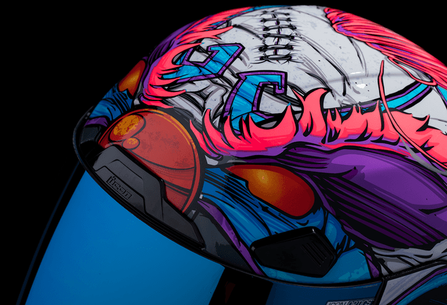 ICON 0101-17674 Airframe Pro™ Helmet - Krazy Klown 2 - Pink - XS — image 4 of 11