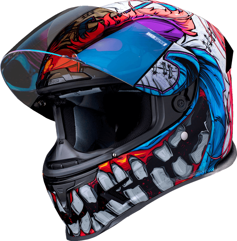 ICON 0101-17676 Airframe Pro™ Helmet - Krazy Klown 2 - Pink - Medium — image 3 of 11