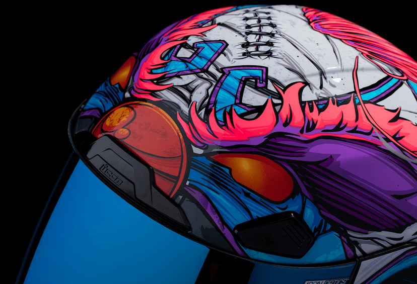 ICON 0101-17678 Airframe Pro™ Helmet - Krazy Klown 2 - Pink - XL — image 4 of 11