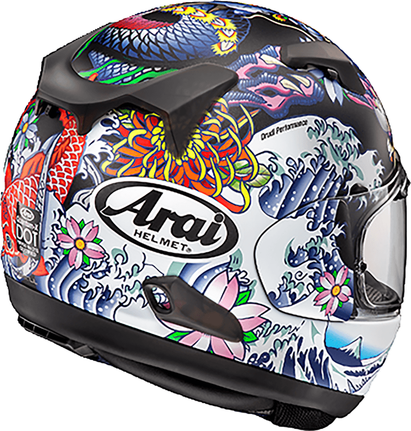 ARAI HELMETS 0101-17708 Quantum-X Helmet - Oriental - Black Frost - Large — image 2 of 2