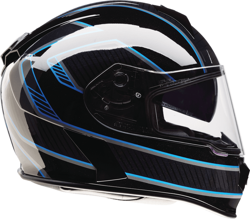 Z1R 0101-17886 Warrant Helmet - Amplify - Black/Blue - Small — image 3 of 4