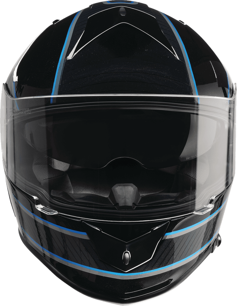 Z1R 0101-17887 Warrant Helmet - Amplify - Black/Blue - Medium — image 2 of 4