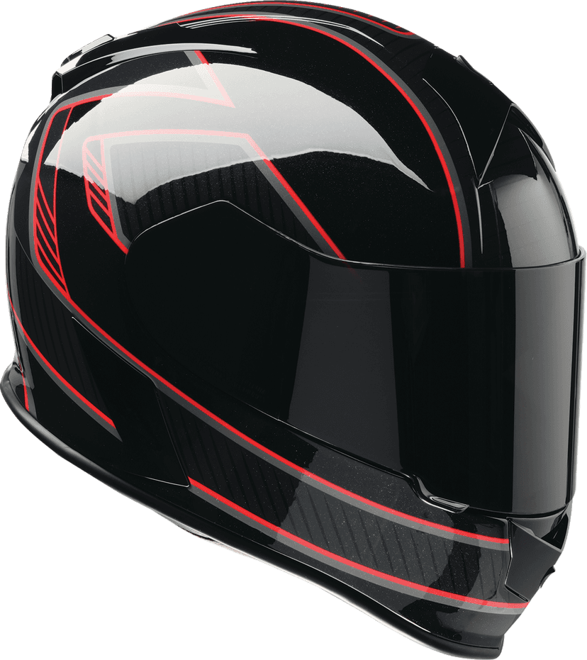Z1R 0101-17891 Warrant Helmet - Amplify - Black/Red - XS — image 3 of 5