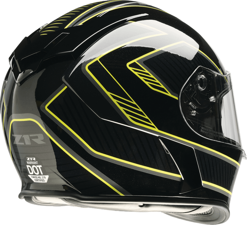 Z1R 0101-17900 Warrant Helmet - Amplify - Black/Hi-Viz - Large — image 4 of 4