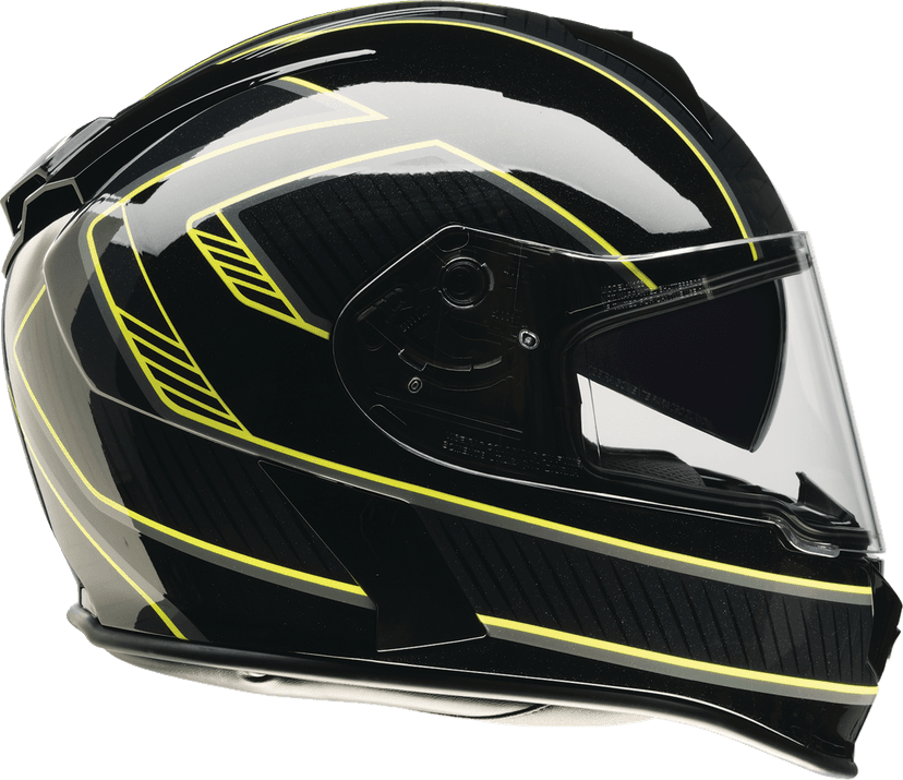 Z1R 0101-17900 Warrant Helmet - Amplify - Black/Hi-Viz - Large — image 3 of 4