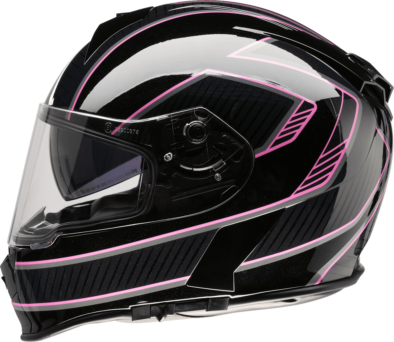 Z1R 0101-17907 Warrant Helmet - Amplify - Black/Pink - Large