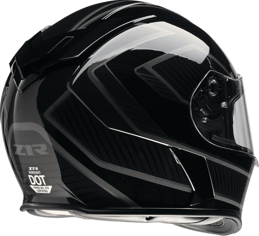 Z1R 0101-17911 Warrant Helmet - Amplify - Black/Gray - Small — image 4 of 4