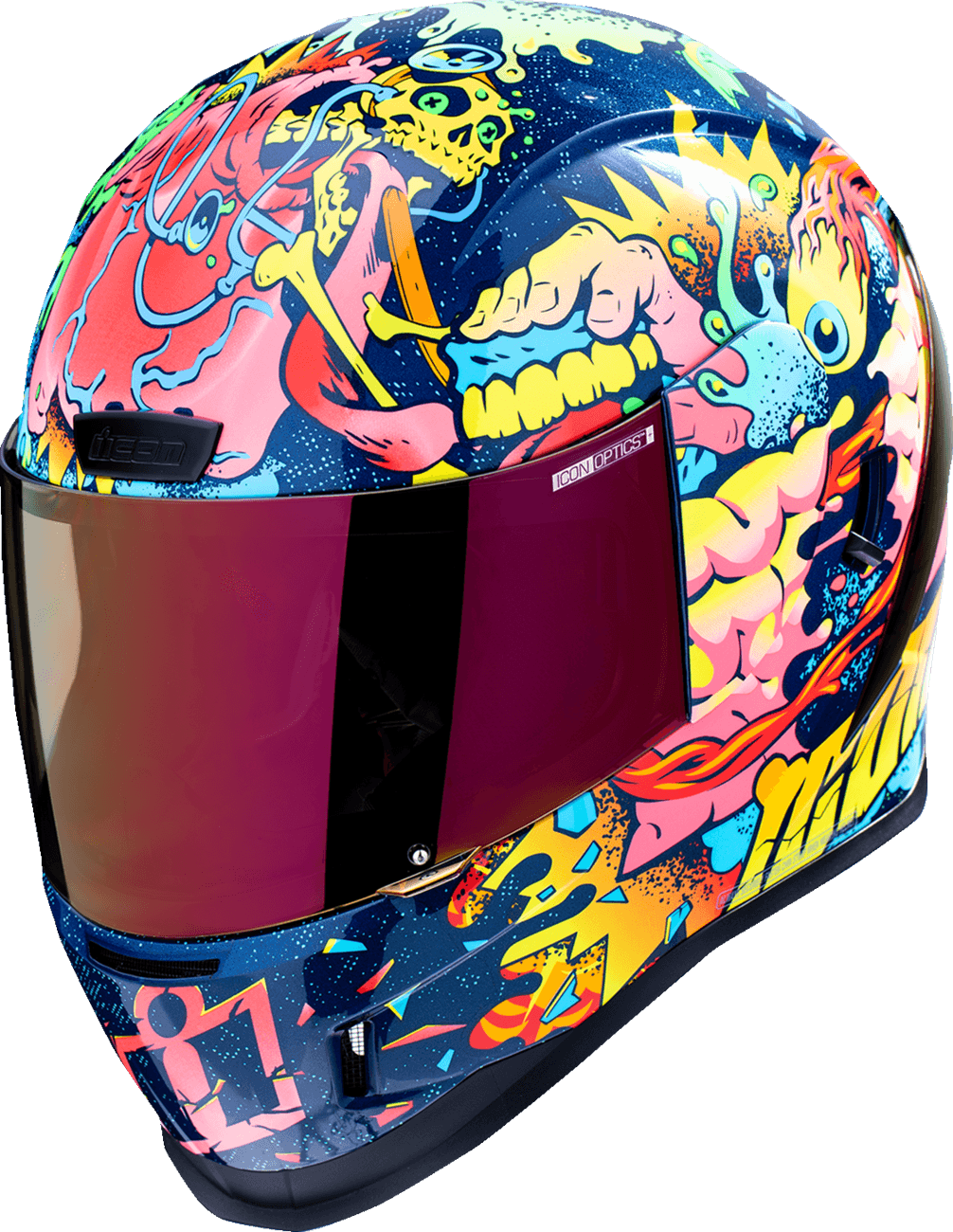 ICON 0101-17920 Airform™ Helmet - Scatterbrain - MIPS® - Purple - XL