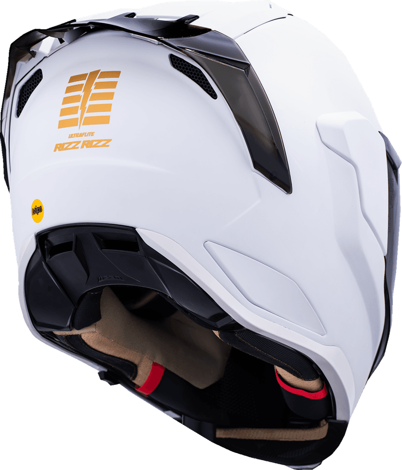 ICON 0101-17938 Ultraflite Helmet - Rizz Rizz - MIPS® - White - XS — image 3 of 3