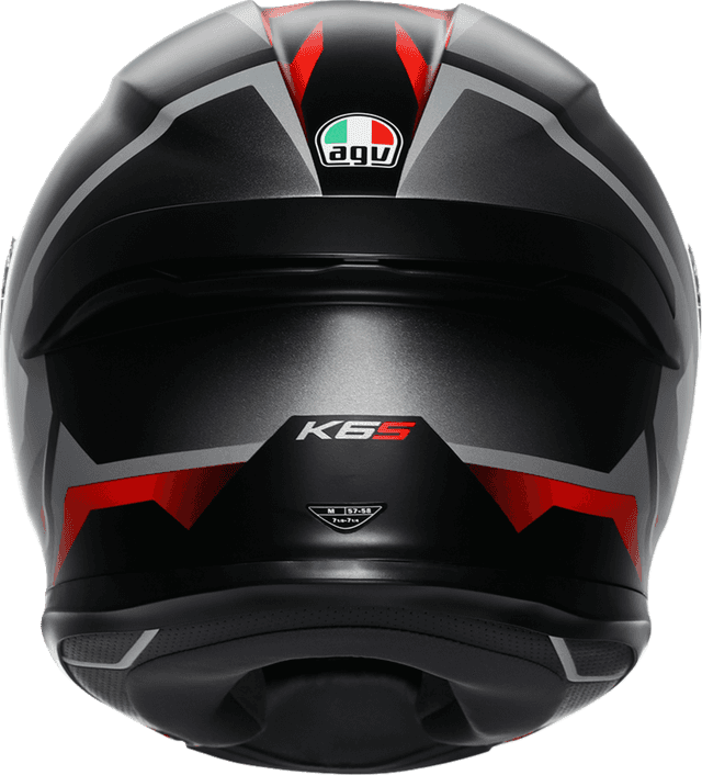 AGV 0101-17955 K6 S Helmet - Karve - Matte Black/White/Red - 2XL — image 4 of 7