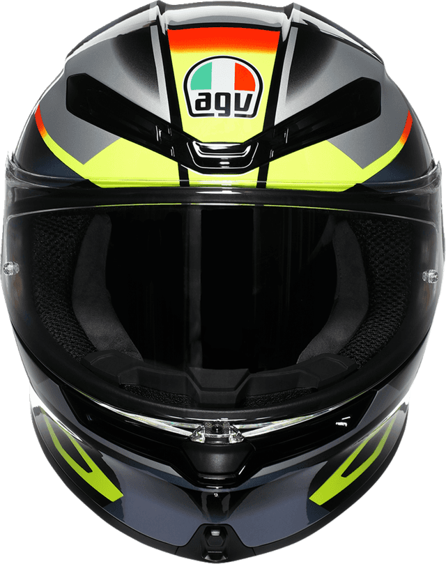 AGV 0101-17958 K6 S Helmet - Erazer - Black/Red/Yellow Fluo - Large — image 6 of 7