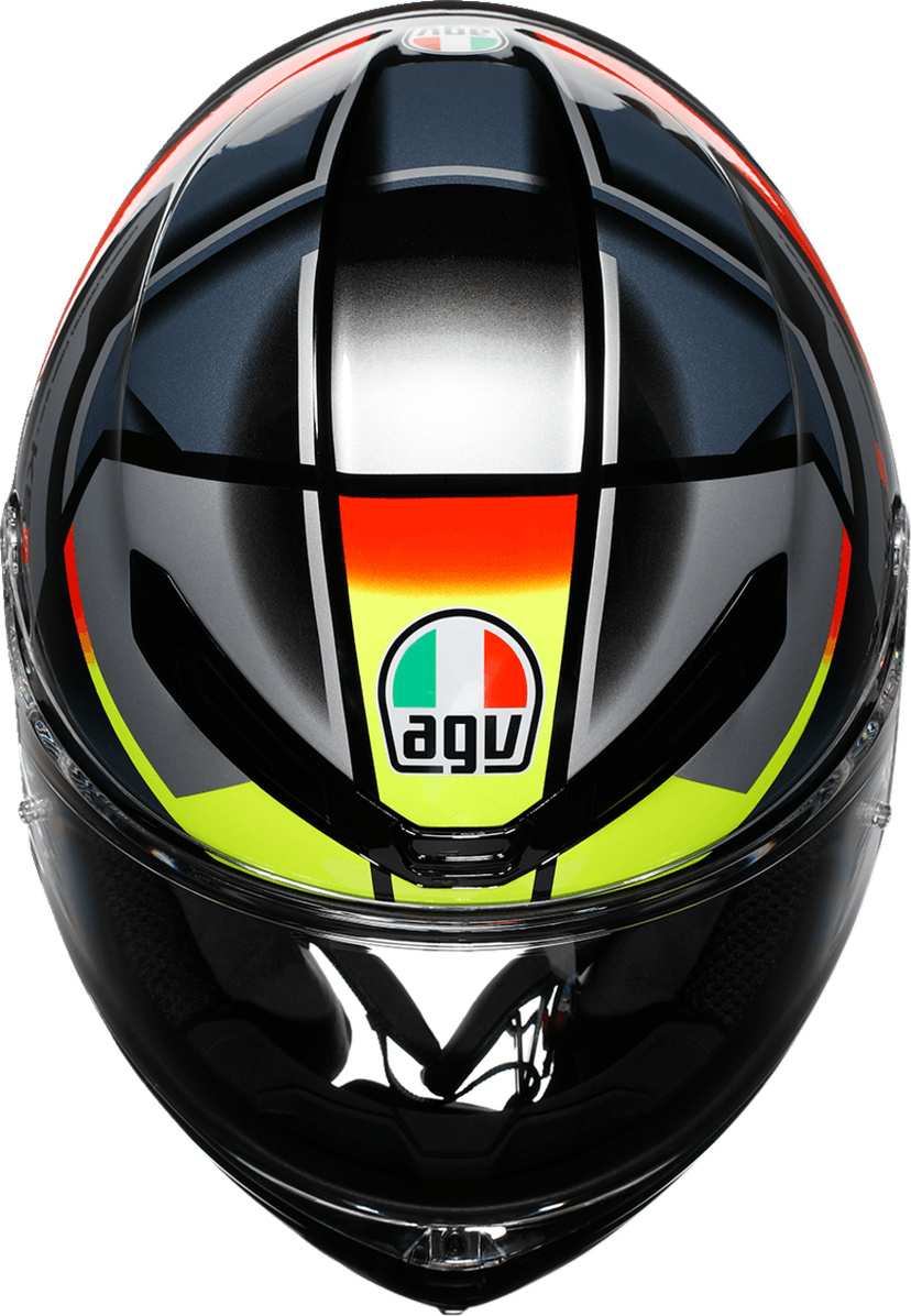 AGV 0101-17958 K6 S Helmet - Erazer - Black/Red/Yellow Fluo - Large — image 7 of 7