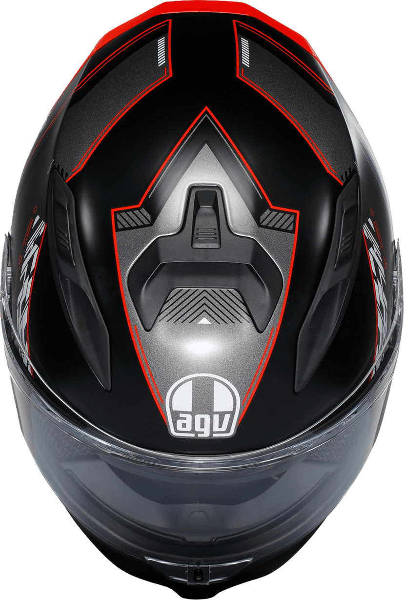 AGV 0101-17977 K7 Helmet - Kyber - Matte Black/Red - Small — image 7 of 7