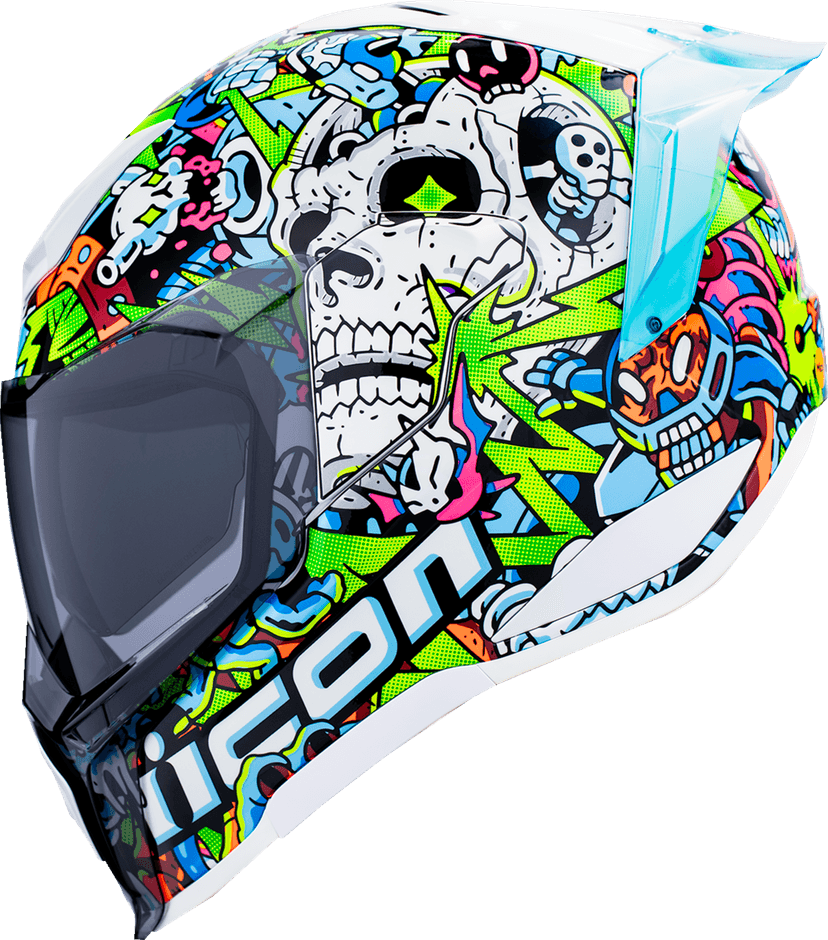 ICON 0101-17979 Ultraflite Helmet - Doodle 3 - MIPS® - Blue - Small — image 2 of 4
