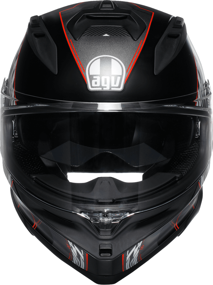 AGV 0101-17980 K7 Helmet - Kyber - Matte Black/Red - Large — image 6 of 7