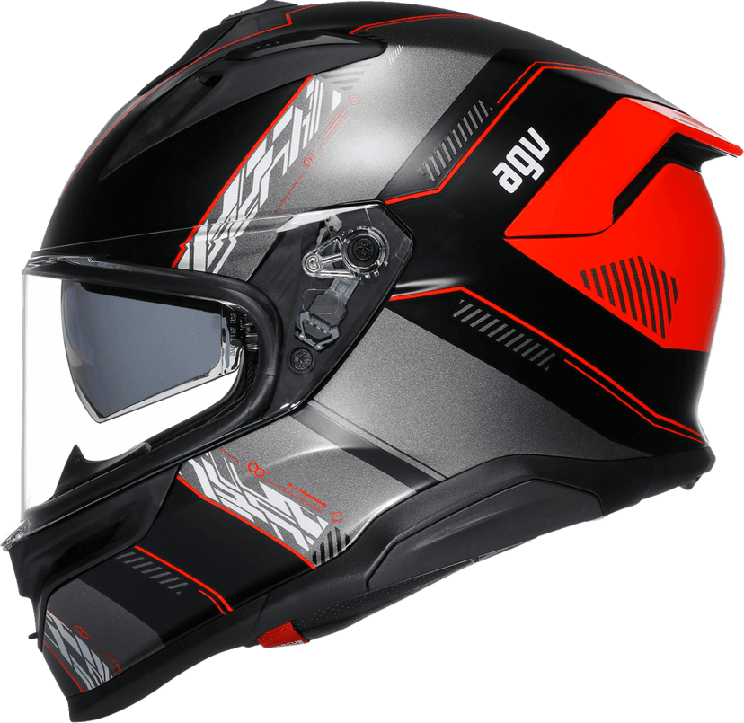 AGV 0101-17981 K7 Helmet - Kyber - Matte Black/Red - XL — image 5 of 7