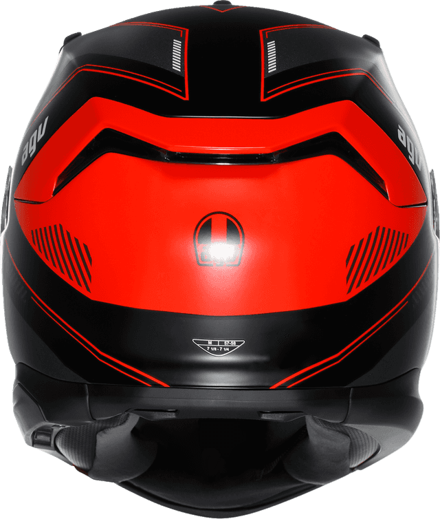 AGV 0101-17982 K7 Helmet - Kyber - Matte Black/Red - 2XL — image 3 of 7
