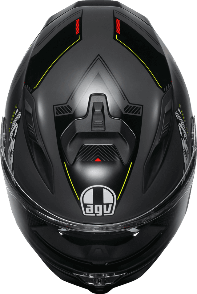 AGV 0101-17985 K7 Helmet - Kyber - Matte Gray/Yellow Fluo - Medium — image 7 of 7