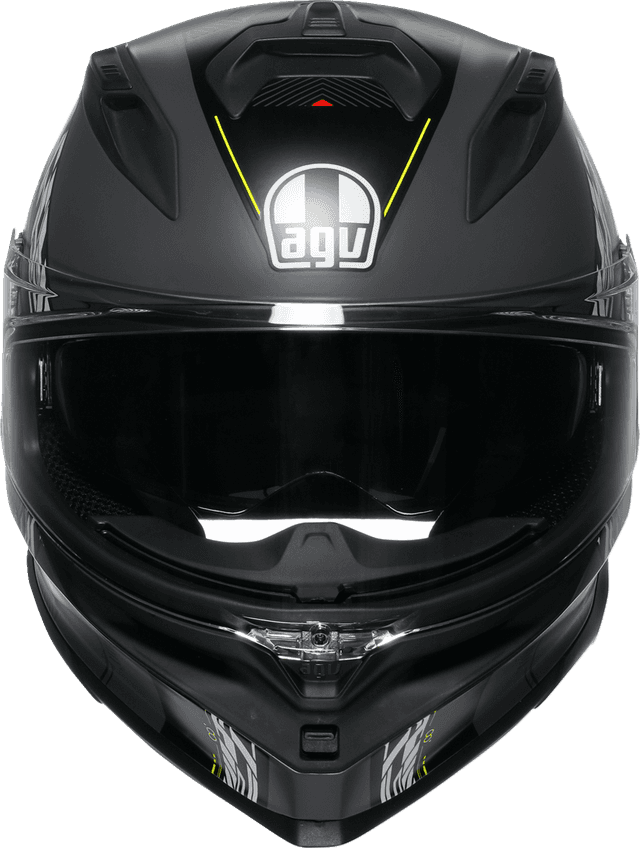 AGV 0101-17986 K7 Helmet - Kyber - Matte Gray/Yellow Fluo - Large — image 6 of 7
