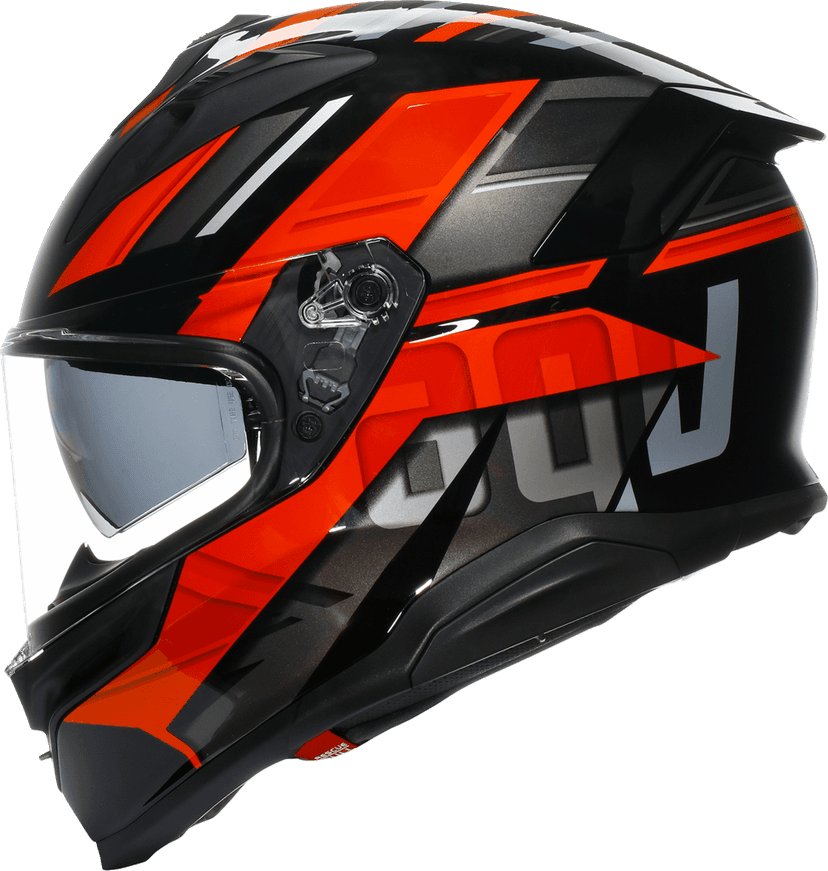 AGV 0101-17998 K7 Helmet - Taurax - Black/Red - 2XL — image 3 of 7