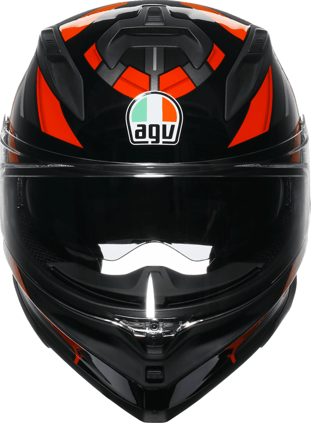 AGV 0101-17998 K7 Helmet - Taurax - Black/Red - 2XL — image 2 of 7