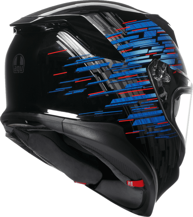 AGV 0101-17999 K7 Helmet - Genisys - Black/Blue/Gray - Small — image 3 of 7