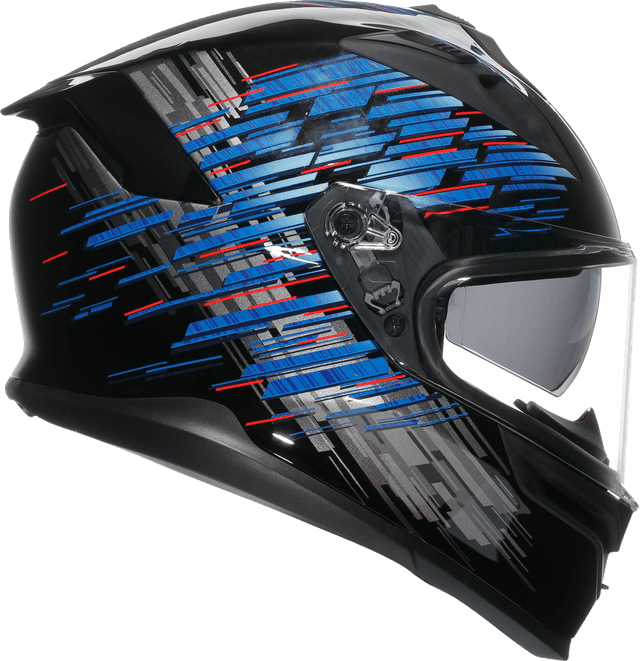 AGV 0101-18000 K7 Helmet - Genisys - Black/Blue/Gray - Medium — image 2 of 7